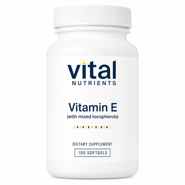 Vitamin E 400iu NATURAL (med blandade tokoferoler) # 100 st